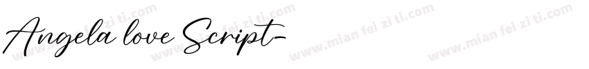 Angela love Script字体转换
